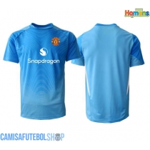 Camisa de time de futebol Manchester United Goleiro Replicas 1º Equipamento 2025-26 Manga Curta